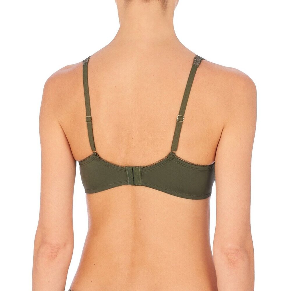 🆕NATORI Revive Full Fit Unpadded Mesh Underwire Bra 34B Green #734304 - Picture 3 of 8